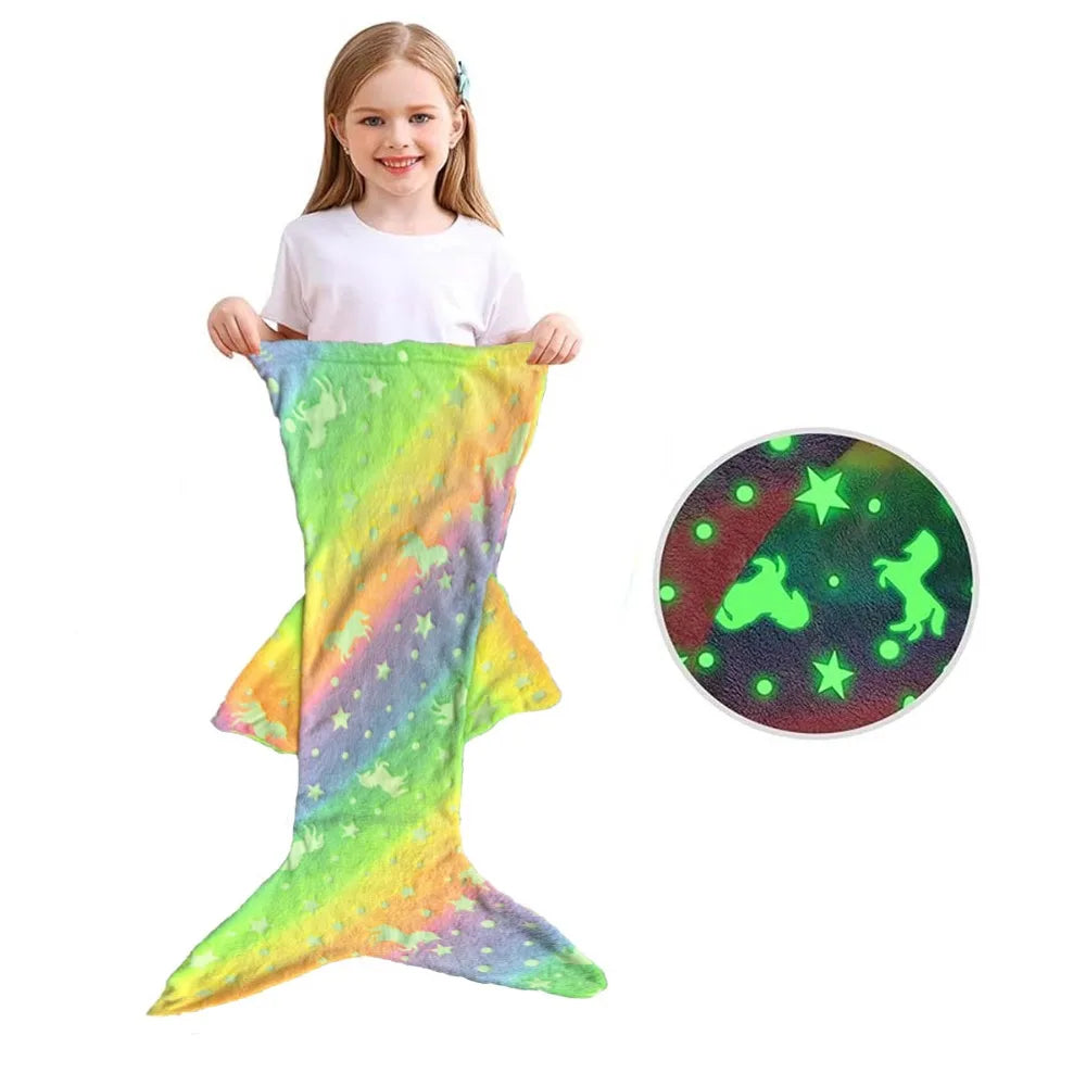 Glow-in-the-Dark Mermaid Sleeping Bag