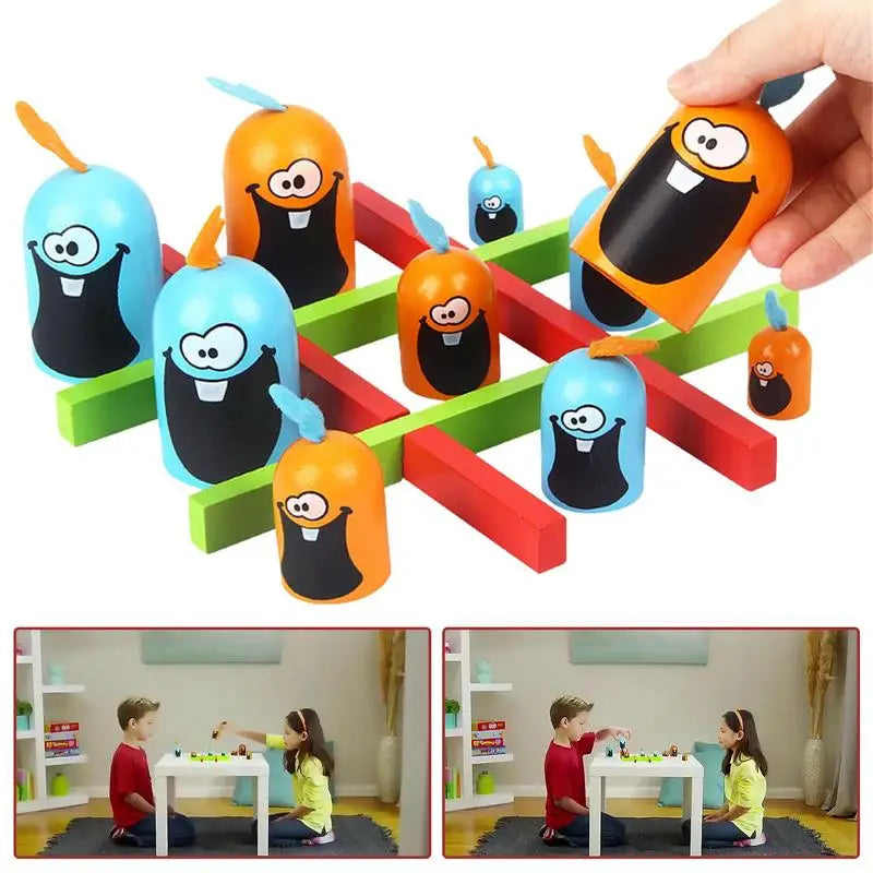 Chomp Tic-Tac-Toe Battle
