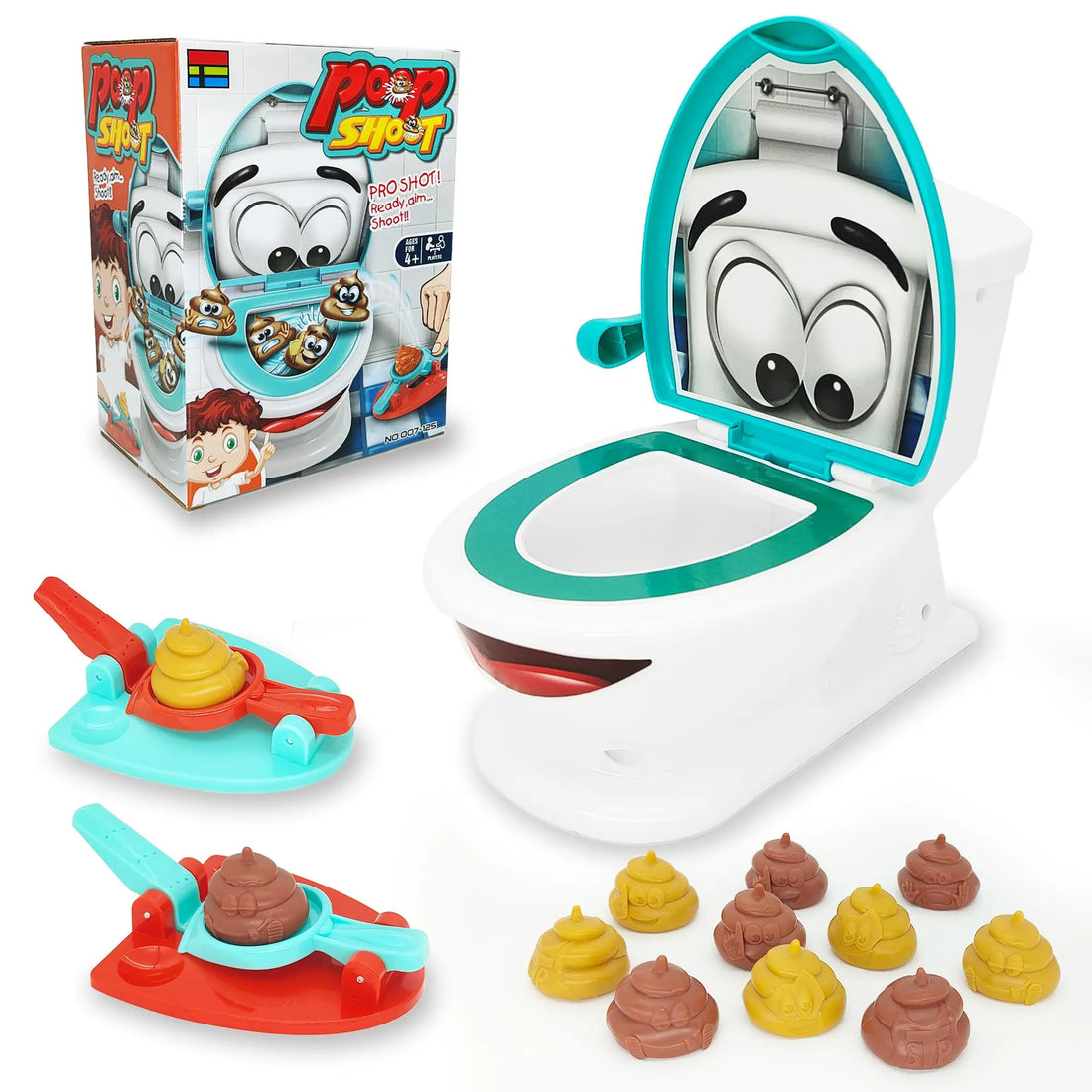 Funny Toilet Toss - A Family Fun Game