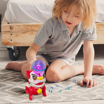 Dancing Lion Toy - Musical & Light-Up Fun