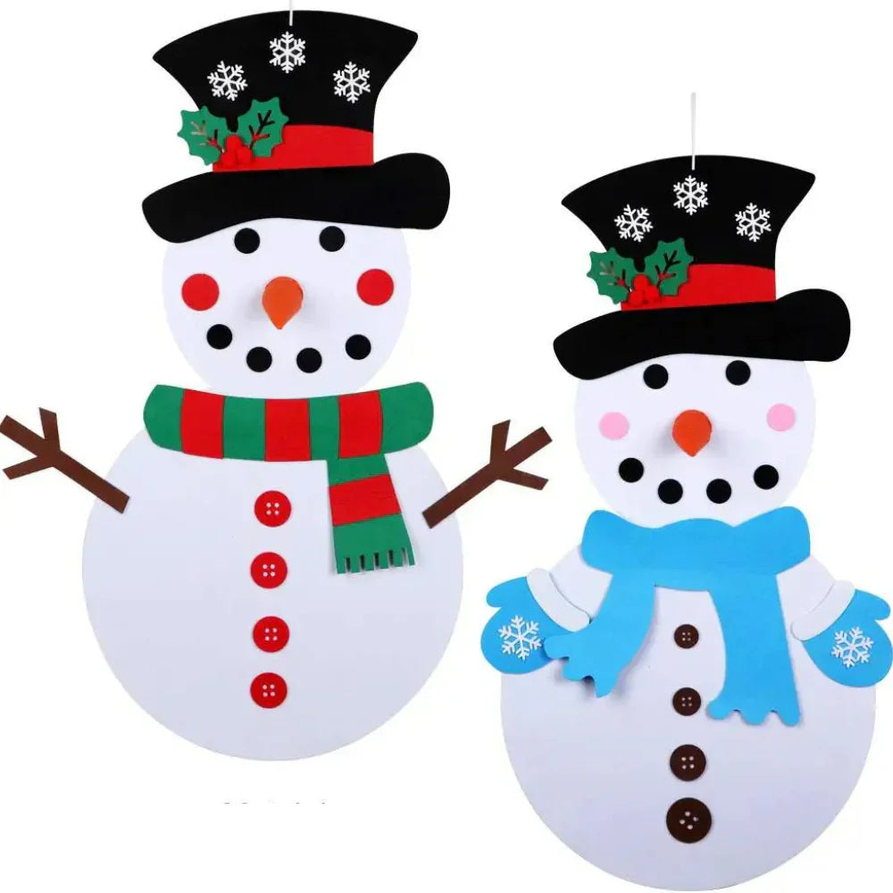 DIY snowman - craft kit for Christmas decorations